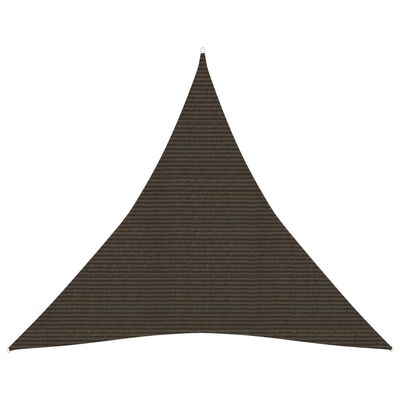 vidaXL Żagiel przeciwsłoneczny, 160 g/m², brązowy, 4,5x4,5x4,5 m