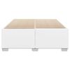 vidaXL Rama ł&oacute;żka, biała, 160x200 cm, sztuczna sk&oacute;ra
