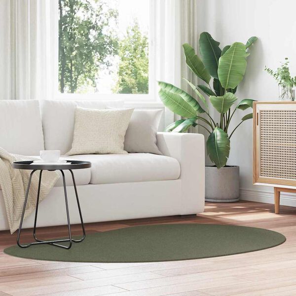 vidaXL Dywany pokojowe HUARTE Leśnozielony 120 x 170 cm Poliester