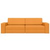 vidaXL Sofa Bed 200cm Ciemny Ż&oacute;łty tkanina
