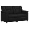 vidaXL Sofa Czarny 151 x 85 x 93 cm Ekosk&oacute;ra