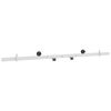 vidaXL Zestaw okuć do drzwi przesuwnych 152,4 cm Stal Biały