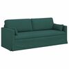 vidaXL Sofa 2 pcs Ciemna zieleń 198 x 78 x 80 cm tkanina