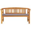 vidaXL Ławka R&oacute;żana Naturalny 157 x 46 x 82,5 cm Lite Drewno Akacji