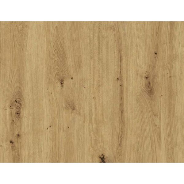 FMD P&oacute;łka wisząca z 3 przegrodami, dąb artisan, ciemna stal