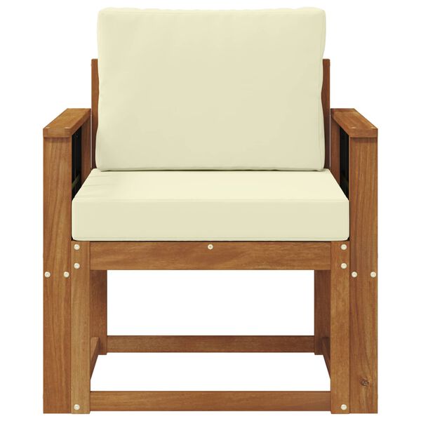 vidaXL Zestaw sof na zewnątrz Lite drewno akacjowe i poliester