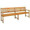 vidaXL Ławka ogrodowa 4 -osobowy 220 x 56 x 90 cm Lite Drewno Akacji