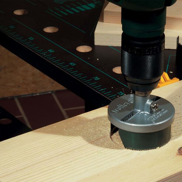 wolfcraft Ekonomiczna otwornica z 7 ostrzami, stalowa