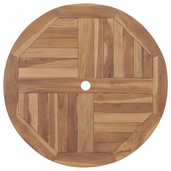 vidaXL 5-cz. zestaw mebli ogrodowych, lite drewno tekowe