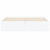 vidaXL Rama łóżka z szufladami, biała, 140x200 cm