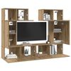 vidaXL Zestaw szafek RTV 6 pcs dąb artisan 80 x 30 x 30 cm