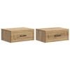 vidaXL Wisząca Szafka Nocna 2 pcs Dąb artisan 49 x 34,5 x 20 cm