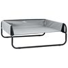 vidaXL Legowisko dla psa Jasnoszary 57 x 57 x 24 cm Stal