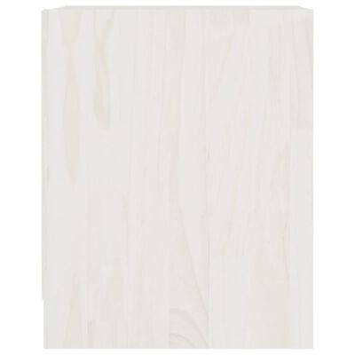 vidaXL Szafki nocne, 2 szt., białe, 35,5x33,5x41,5 cm, drewno sosnowe