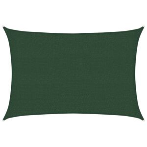 vidaXL Żagiel przeciwsłoneczny, 160 g/m&sup2;, ciemnozielony, 2,5x3,5 m