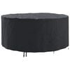 vidaXL Pokrowiec na meble 200 x 200 x 71 cm Tkanina Oxford 420D Czarny