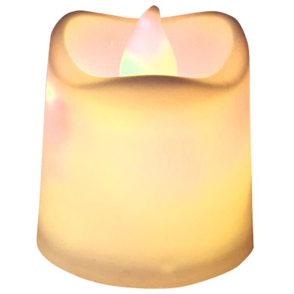 vidaXL Elektryczne podgrzewacze/świeczki LED, 12 szt., ciepła biel