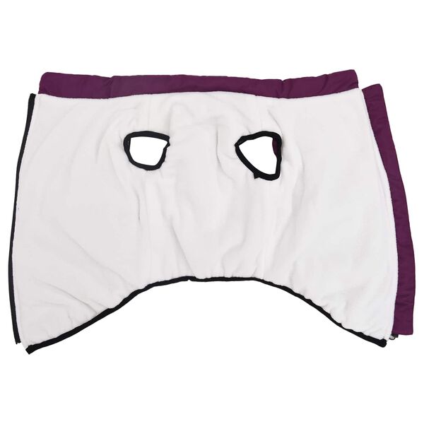 vidaXL Kurtka dla Psa Fioletowy L44 Runo i poliester