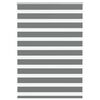 vidaXL Roleta zebra, ciemnoszara, szerokość tkaniny 100,9cm, poliester