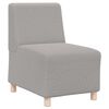 vidaXL Modułowa sofa bez podłokietnik&oacute;w Jasnoszary