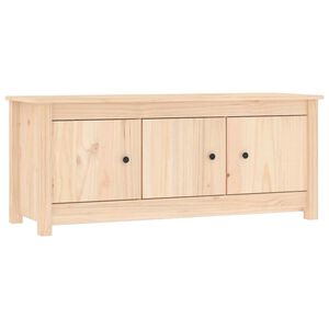 vidaXL Szafka na buty, 110x38x45,5 cm, lite drewno sosnowe