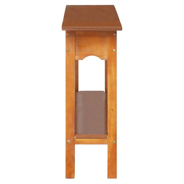 vidaXL Stolik konsolowy, 110x30x75 cm, lite drewno mahoniowe