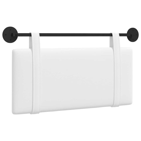 vidaXL Wisząca Głowa Gładki Biały 100 x 55 x 5 cm tkanina