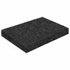 vidaXL Pad Patio z Granulatem Gumowym Czarny 6 x 9 x 1 cm Guma