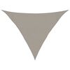 vidaXL Żagiel przeciwsłoneczny, 160 g/m&sup2;, jasnoszary, 3x3x4,2 m, HDPE