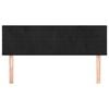 vidaXL Zagł&oacute;wki, czarne, 144x5x78/88 cm, aksamit
