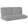 vidaXL Zestaw poduszek Materiał Oxford Szary 120 x 60 x 52 cm