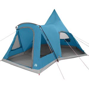 vidaXL Namiot Teepee dla 5 os&oacute;b 5-osobowy Niebieski