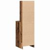 vidaXL Highboard z szufladą Stare drewno 40 x 40,5 x 135 cm