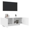 vidaXL Szafka pod TV, biała, 100x35x40 cm, materiał drewnopochodny