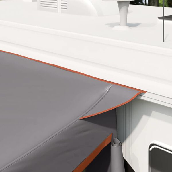 vidaXL Namiot na tylną klapę Szary i pomarańczowy 285 x 255 x 245 cm