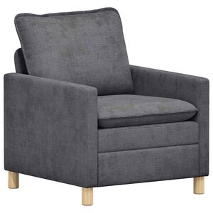 vidaXL Sofa ciemnoszary 76 x 81 x 87,5 cm Poliester