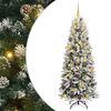 vidaXL Sztuczna choinka Biały 180 cm PVC, plastik, stal i PE