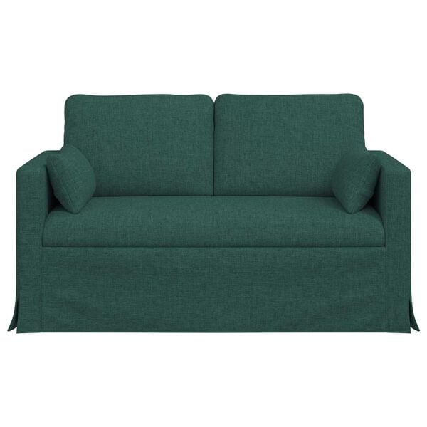 vidaXL Sofa Ciemna zieleń