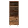 vidaXL Highboard Stare drewno 40 x 36 x 110 cm Materiał drewnopochodny