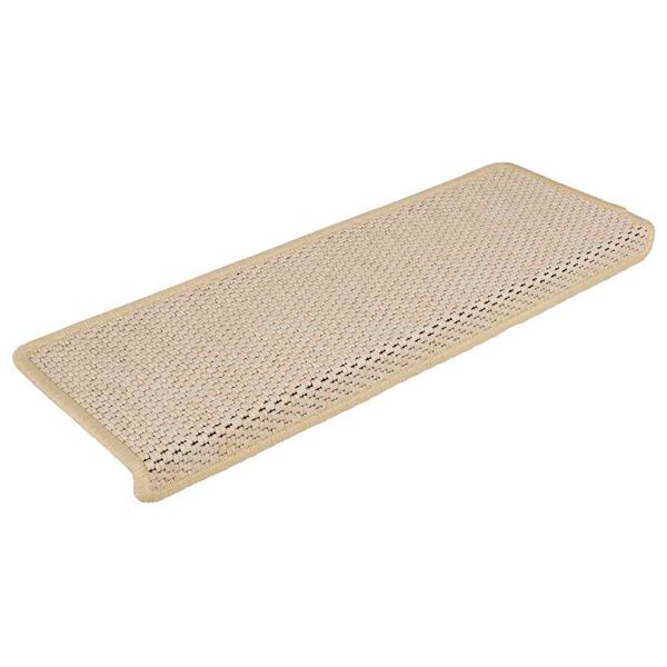 vidaXL Maty na schody samoprzylepne Sisal-Look 30 szt. 65x21x4 cm Berber