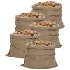 vidaXL Worki jutowe, 5 szt., 100x110 cm, 100% juta, 340 g/m&sup2;