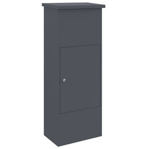 vidaXL Skrzynka na przesyłki Antracyt 44,5 x 29 x 110,5 cm Stal