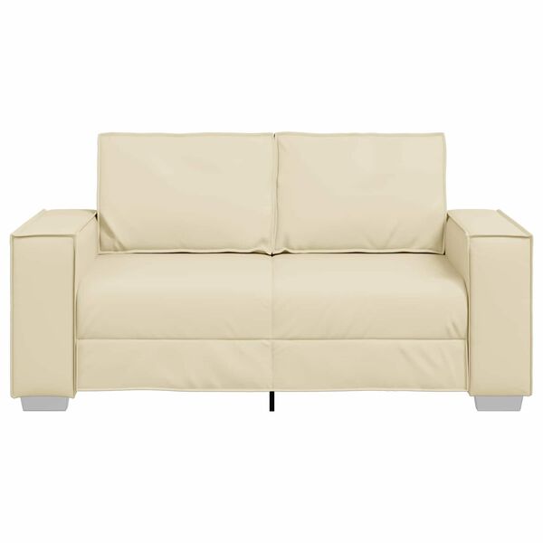 vidaXL Sofa Kremowy 160 x 78 x 84 cm tkanina
