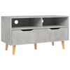 vidaXL Szafka pod TV, szarość betonu, 90x40x48,5 cm