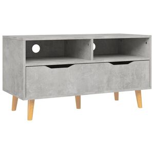 vidaXL Szafka pod TV, szarość betonu, 90x40x48,5 cm