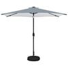 vidaXL Parasol ogrodowy z LED-owymi lampkami 300 x 300 cm Poliester