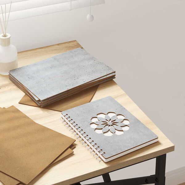 vidaXL Panele dekoracyjne 50 pcs Betonowy szary 21 x 30 x 0,27 cm