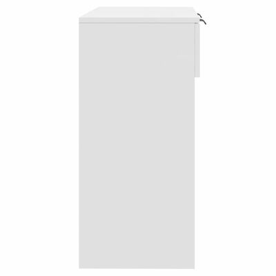 vidaXL Stolik konsolowy, biały, 90x36x75 cm, materiał drewnopochodny
