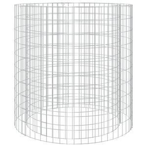 vidaXL Palenisko gabionowe, Ø 100 cm, galwanizowane żelazo