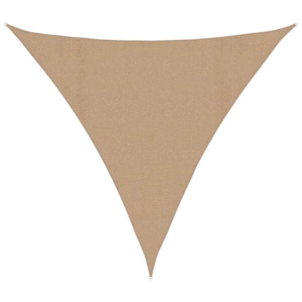 vidaXL Żagiel przeciwsłoneczny, 160 g/m², taupe, 4,5x4,5x4,5m, HDPE